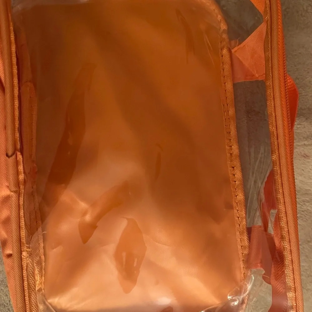 EZPacking.com Set of 4 Orange Transparent Travel Bags